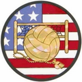 Flag Hologram Mylar Insert - 2" Volleyball